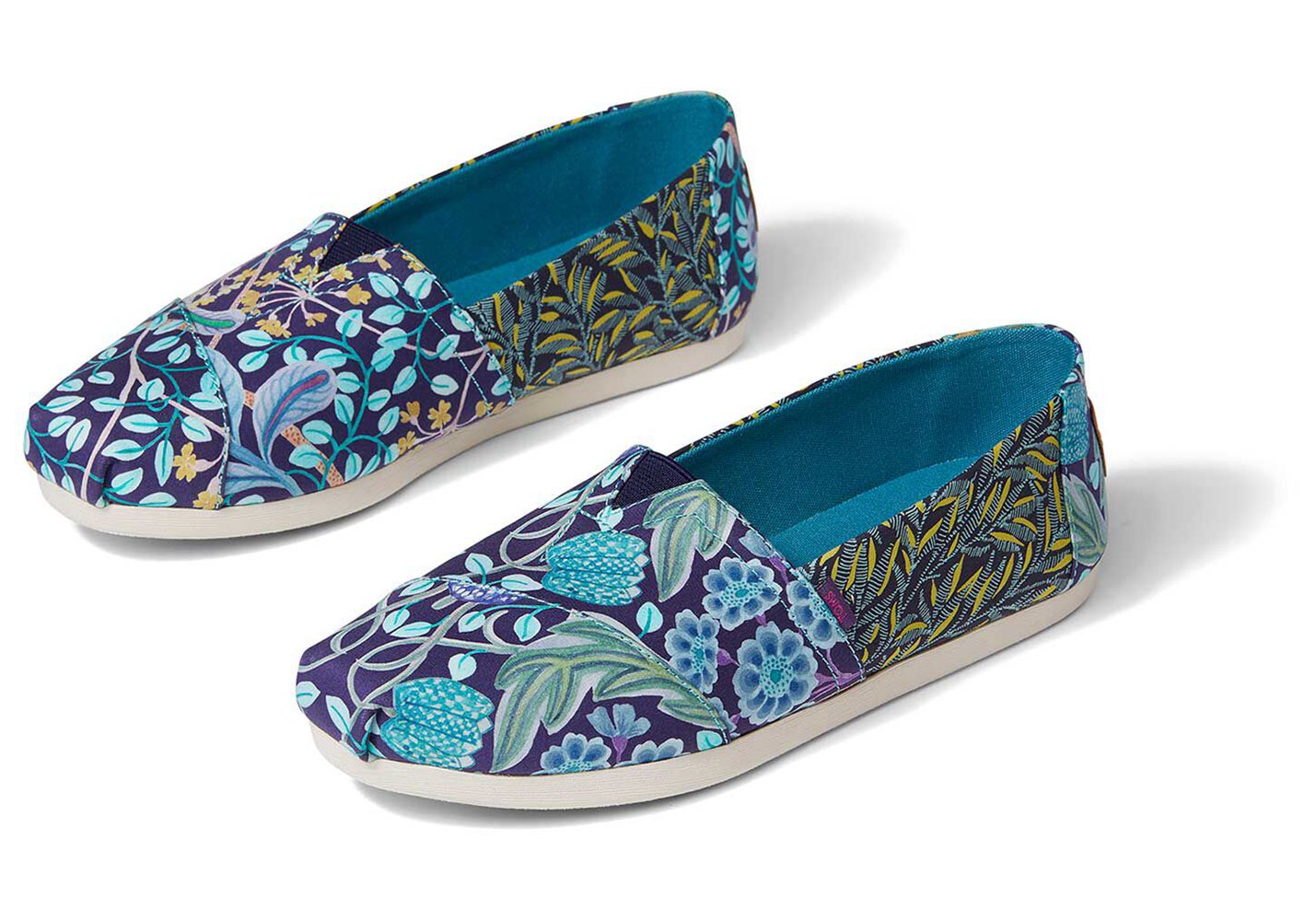 Toms Espadryle Damskie Kolorowe - Alpargata Elm House Made With Liberty Fabric - 82OIFJMXD